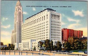 Postcard BUILDING SCENE Columbus Ohio OH AN9927