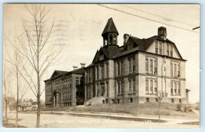 c1910s Willmar, Minn. High School RPPC Sharp Real Photo PC Cook Montgomery A32