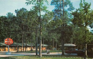 THE PINES MOTEL Orange, Texas US 90 Roadside c1950s Vintage Postcard