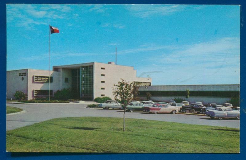 Department of Public Safety Austin Texas tx chrome 1950s autos postcard