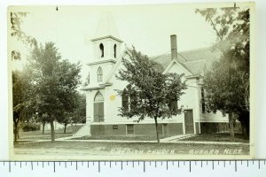 C.1910 RPPC Swedish Mission Church, Aurora, Nebraska Real Photo Postcard #2 P35