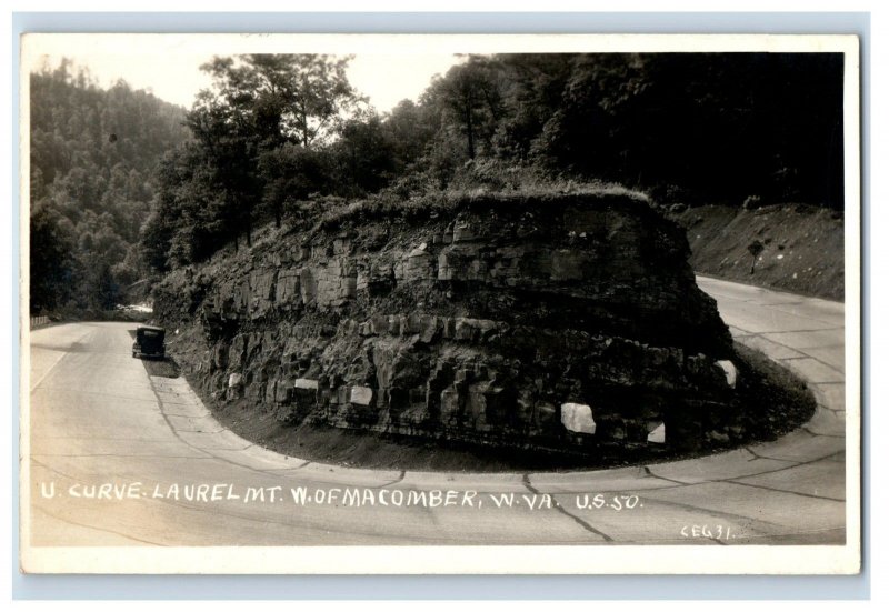 C.1920's Laurel MT. Macomber  W. VA Real Photo RPPC Postcard P165