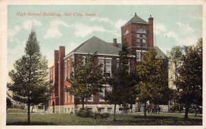 Postcard High School Building in Sac City, Iowa~125175