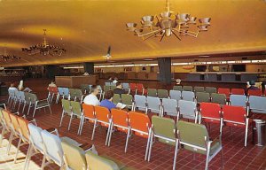 Lobby of the new North terminal building, municipal airport Kansas City, MO, ...