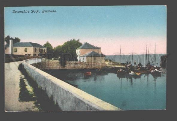 090301 BERMUDA Devonshire Dock Vintage PC