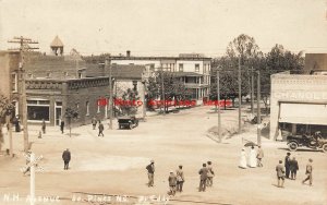 NC, Southern Pines, North Carolina, RPPC, New Hampshire Avenue, Businesses,Eddy