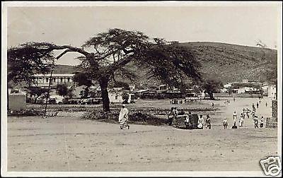 ethiopia, DIRE DAWA, Entrance Native Quarter 1950s RPPC