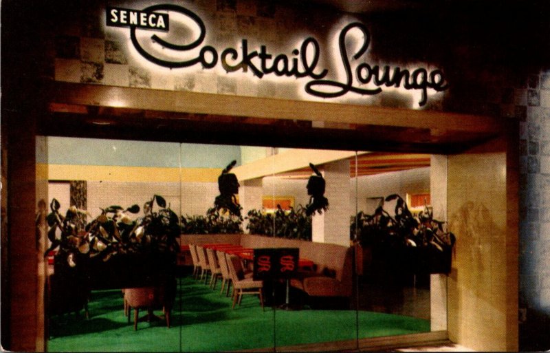 New York Rochester Hotel Seneca Cocktail Lounge