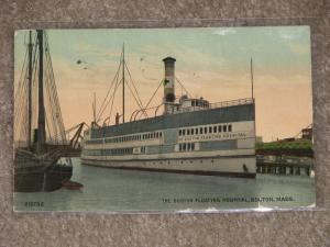 The Boston Floating Hospital, Boston, Mass., 1913, used vintage card