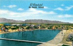 TX-EL PASO-EL RANCHOTEL-SWIMMING POOL-K83503