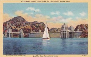 Eight Meter Racing yacht Loke On Lake Mead Boulder Dam Boulder Dam Recreation...