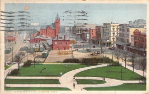 c.'19 Civil War, Confederate Park, Memphis, Tenn, MSG, Old Postcard