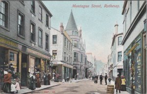 Scotland Postcard - Montague Street, Rothesay, Isle of Bute  XT353