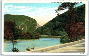 Postcard - The Water Gap, Delaware Water Gap - Pennsylvania