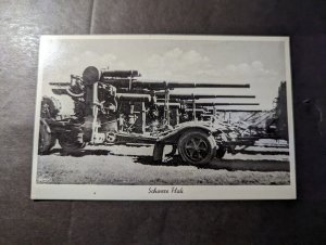 Mint Germany Military PPC Postcard German Flak Gun Artillery Cannon Weapon