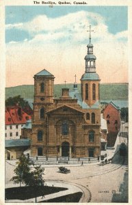 Canada The Basilica Quebec Vintage Postcard 03.96