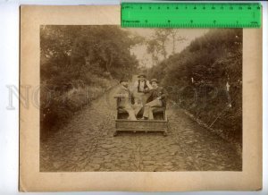 171101 MADEIRA Rickshaw & Gentlemen Vintage RARE REAL PHOTO