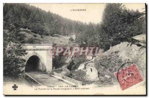 Postcard Old Cantal Auvergne The Lioran Road Tunnel