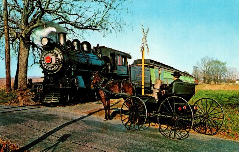 Pennsylvania Strasburg Route 741 The Strasburg Railroad and Amish Horse and B...