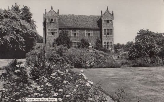 Queens Hoo Hall Tewin Hertfordshire Vintage Real Photo Postcard