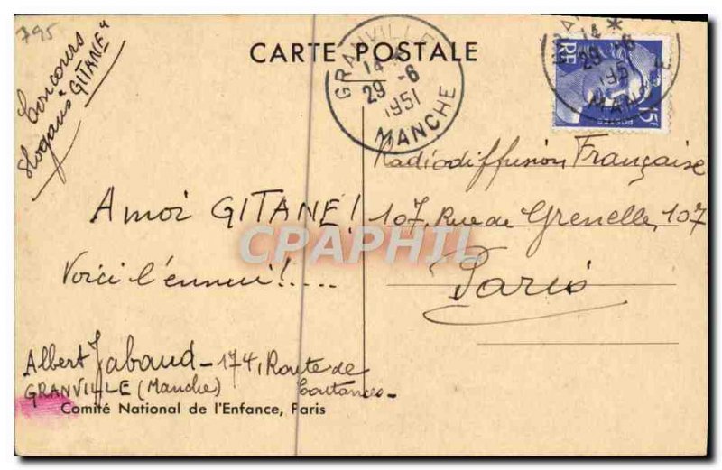 Old Postcard Duke & # 39Angouleme