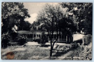 c1940 Bellows Falls Vermont Postcard Shadylawn Guest House New England Artvue