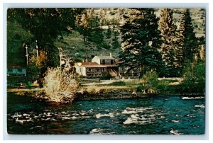 1968 Conejos Ranch American Plan Lodge West of Antonito Colorado CO Postcard