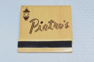 Pietro's New York City 30 Strike Matchbook