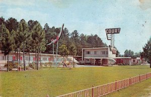 Meridian Mississippi Virginia Court Playground Vintage Postcard JF685639