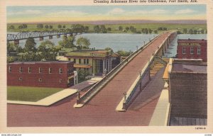 FORT SMITH, Arkansas, PU-1961; Crossing Arkansas River into Oklahoma