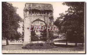 Aix les Bains - Arc Campunus Roman arch erected in the III or IV century - Ol...