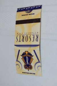 Resorts Atlantic City NJ 30 Strike Matchbook Cover