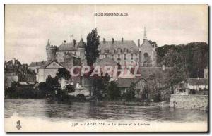 Old Postcard Lapalisse The Besbre and Chateau