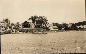 Searsport Maine ME Shore View Real Photo RPPC Vintage Postcard