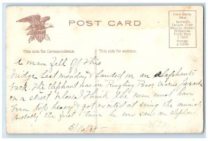 c1910 Central Viaduct Bridge Streetcar Trolley Cleveland Ohio Vintage Postcard