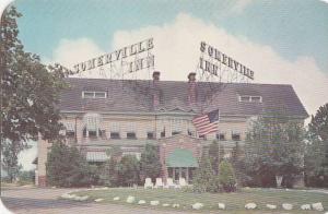 LP19  Somerville, New Jersey, NJ, postcard, Somerville Inn, 