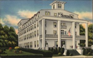 Asbury Park NJ Hotel Wellington Vintage Linen Postcard