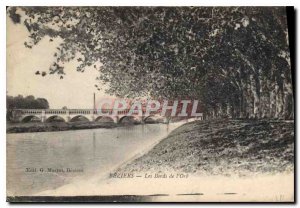 Old Postcard The Banks Beziers Orb