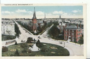 America Postcard - Thomas Circle - Washington D.C - Ref 15907A