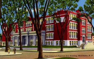 Manchester, New Hampshire - The High School of Practical Arts Building - 1940s