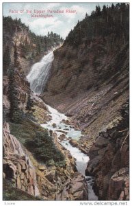 WASHINGTON, 1900-1910's; Falls Of The Upper Paradise River