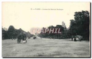 Paris - 16 - Avenue du Bois de Boulogne - Old Postcard