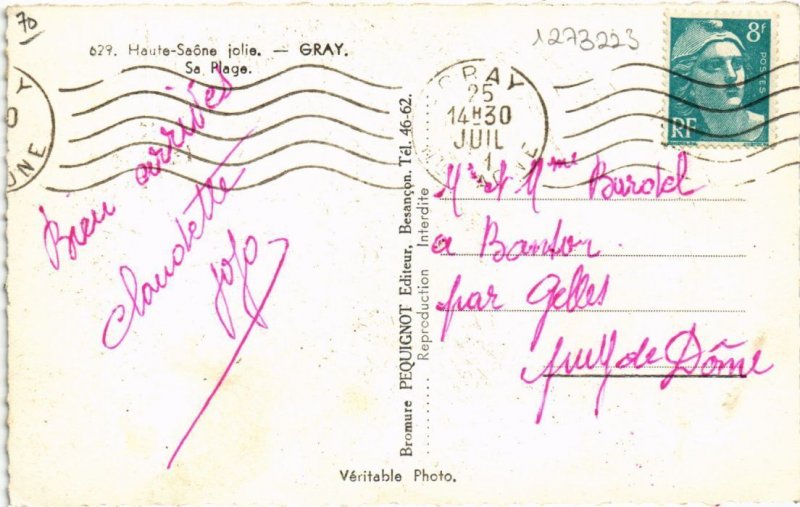 CPA Gray Sa plage (1273223)