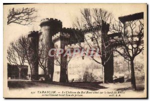 Old Postcard Tarascon Chateau du Roi Rene on the edge of Phone