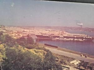 Postcard The Navy Yard, Dry Dock in Bremerton, WA    W5