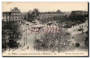 Paris Old Postcard Set instead of the Republic