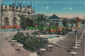 Greece Postcard - Souvenir De Salonique - Le Jardin Du Parc  RS25598