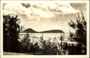 Honolulu HI Koko Head Real Photo Postcard