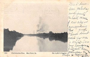 West Point Georgia Cattahoochee River Scenic View Vintage Postcard JI657561