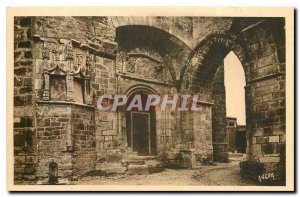 Old Postcard Souillac Porch Belfry